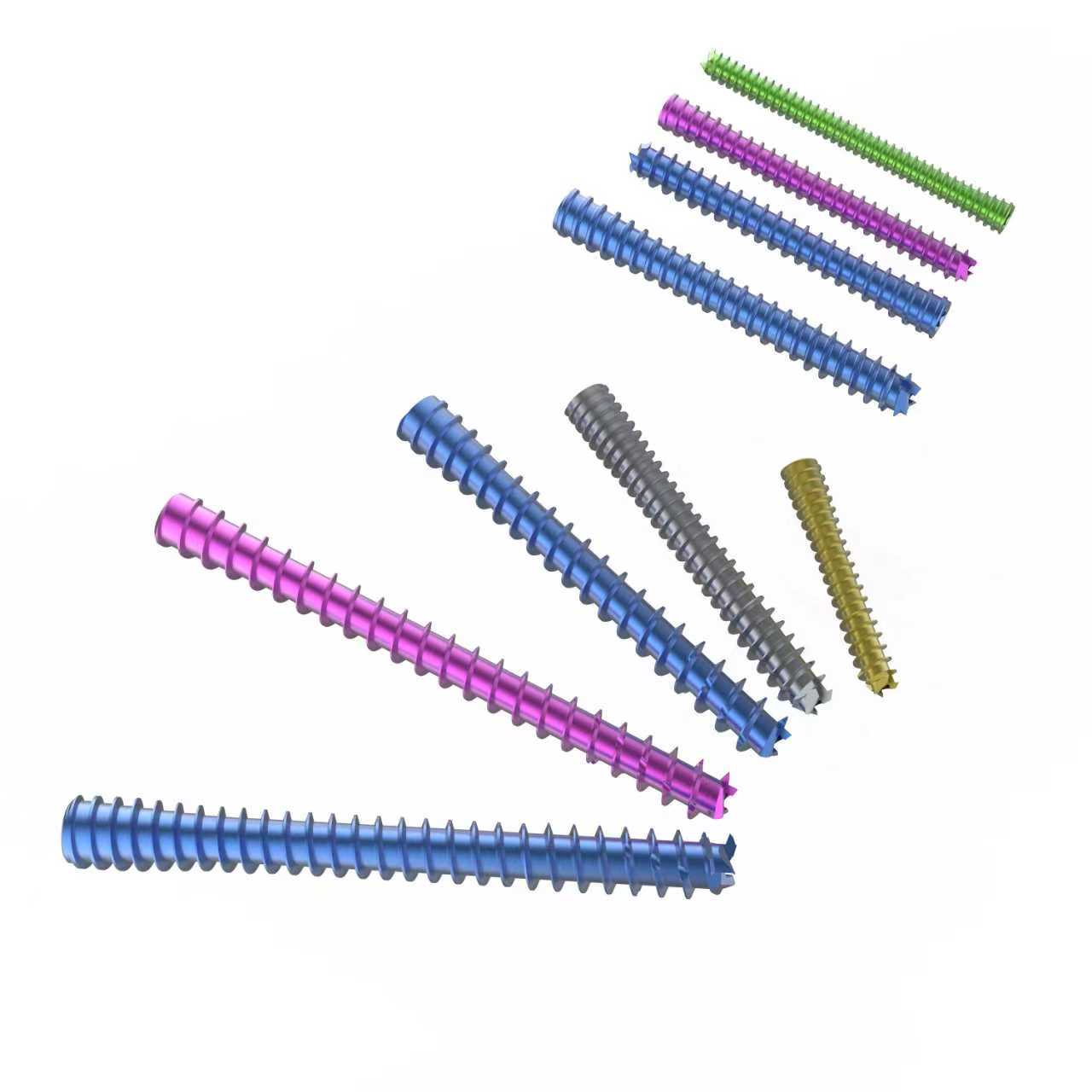 Cannulated compression screw titanium