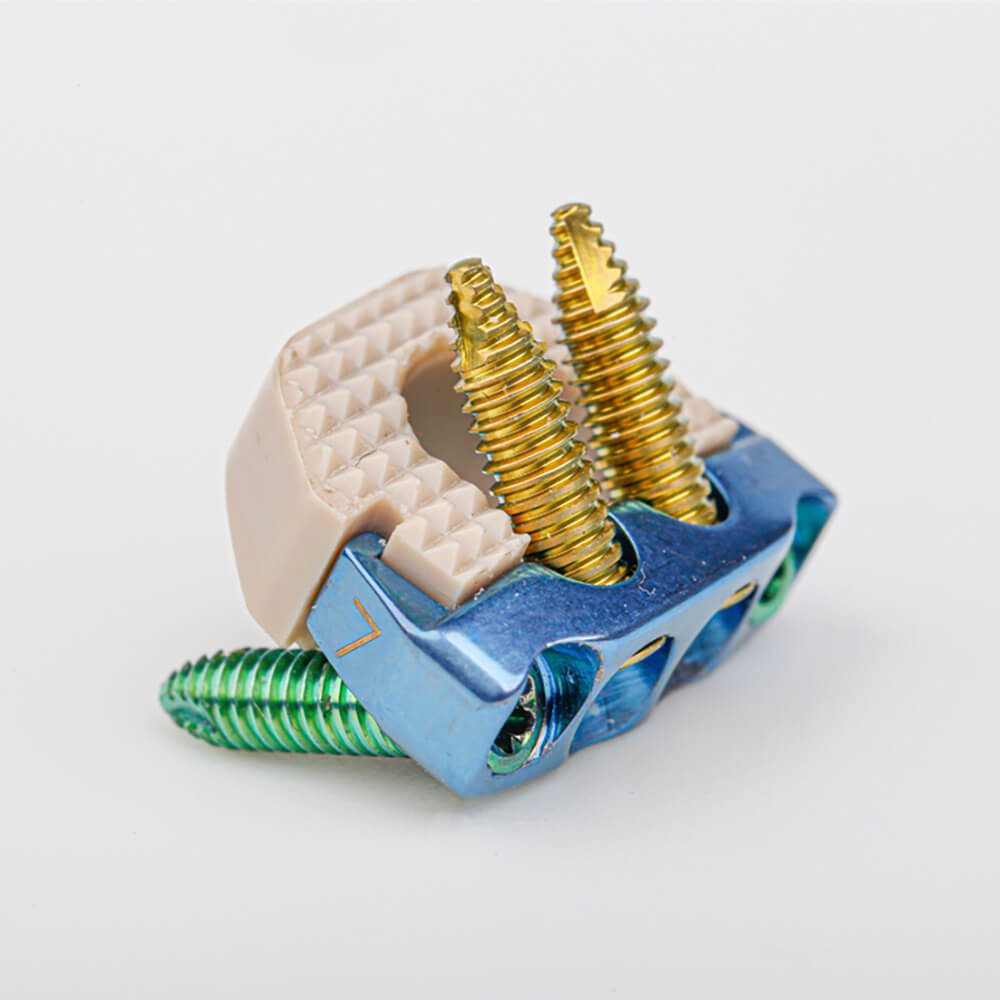 PEEK zero-profile cervical interbody fusion cage